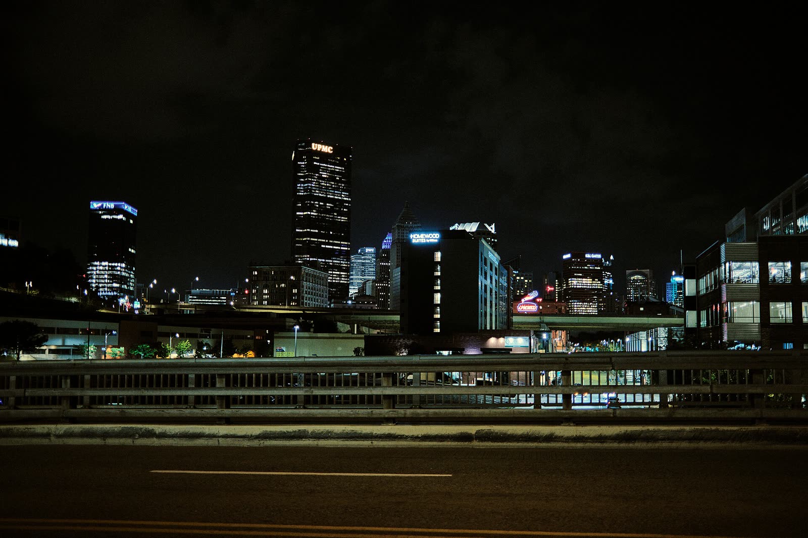 Pittsburgh skyline at night